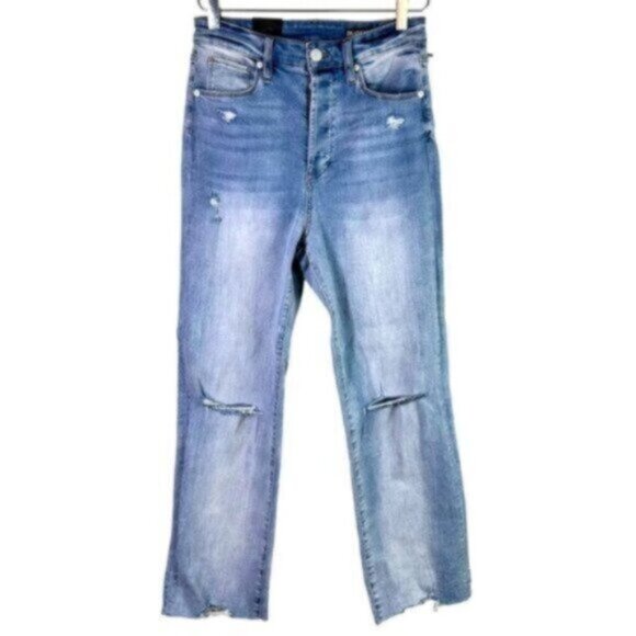 NWT Blank NYC | The Baxter Light Wash High Rise Denim Jeans Size 28 - Picture 1 of 9